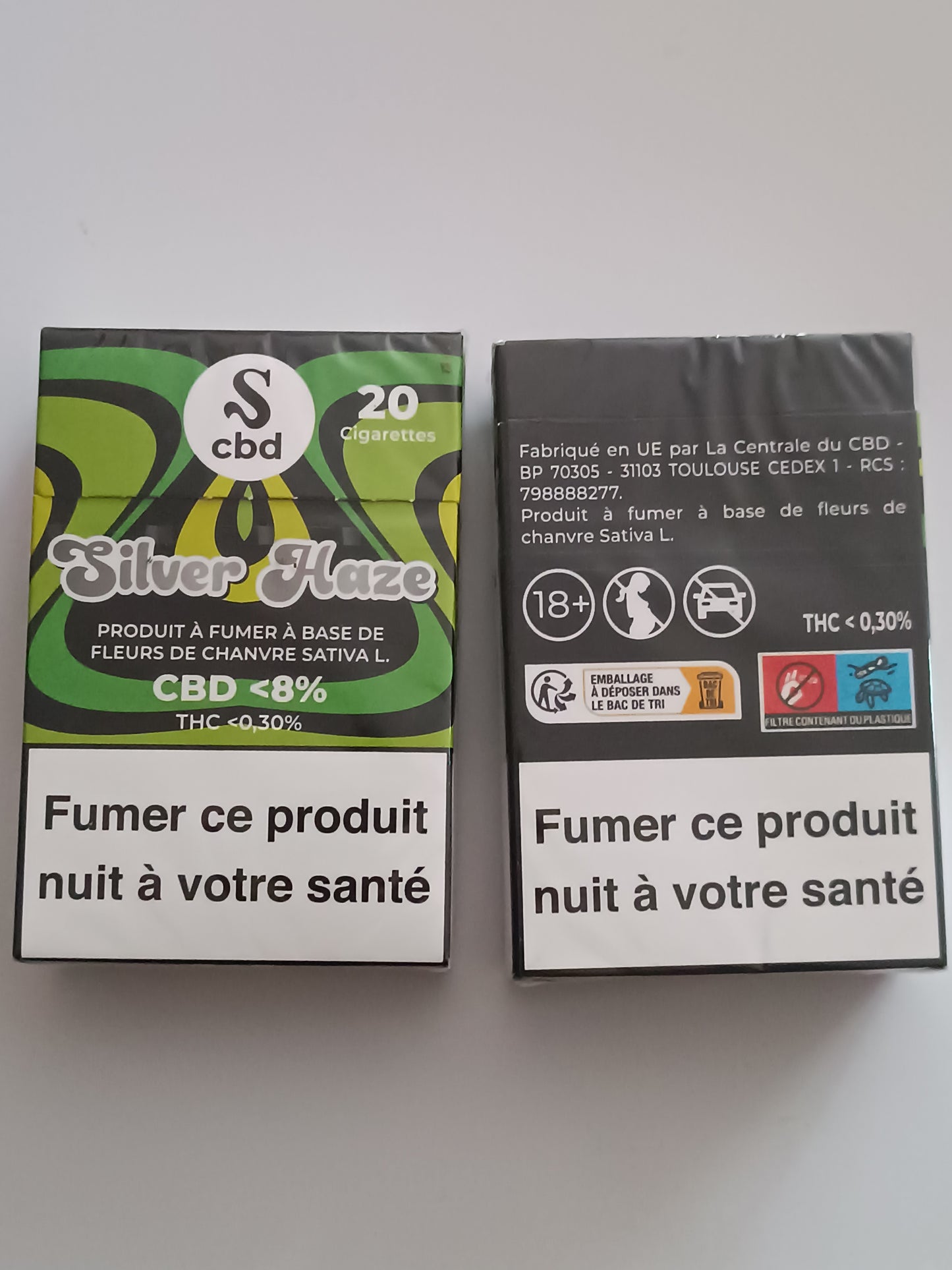 Cigarette Pre-Roll CBD Silver Haze