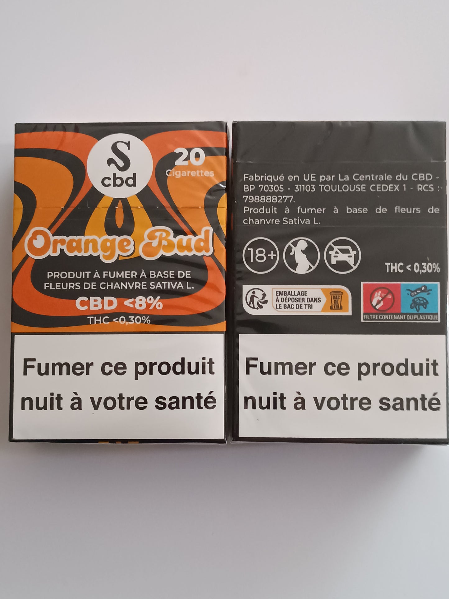 Cigarette Pre-Roll CBD Orange Bud