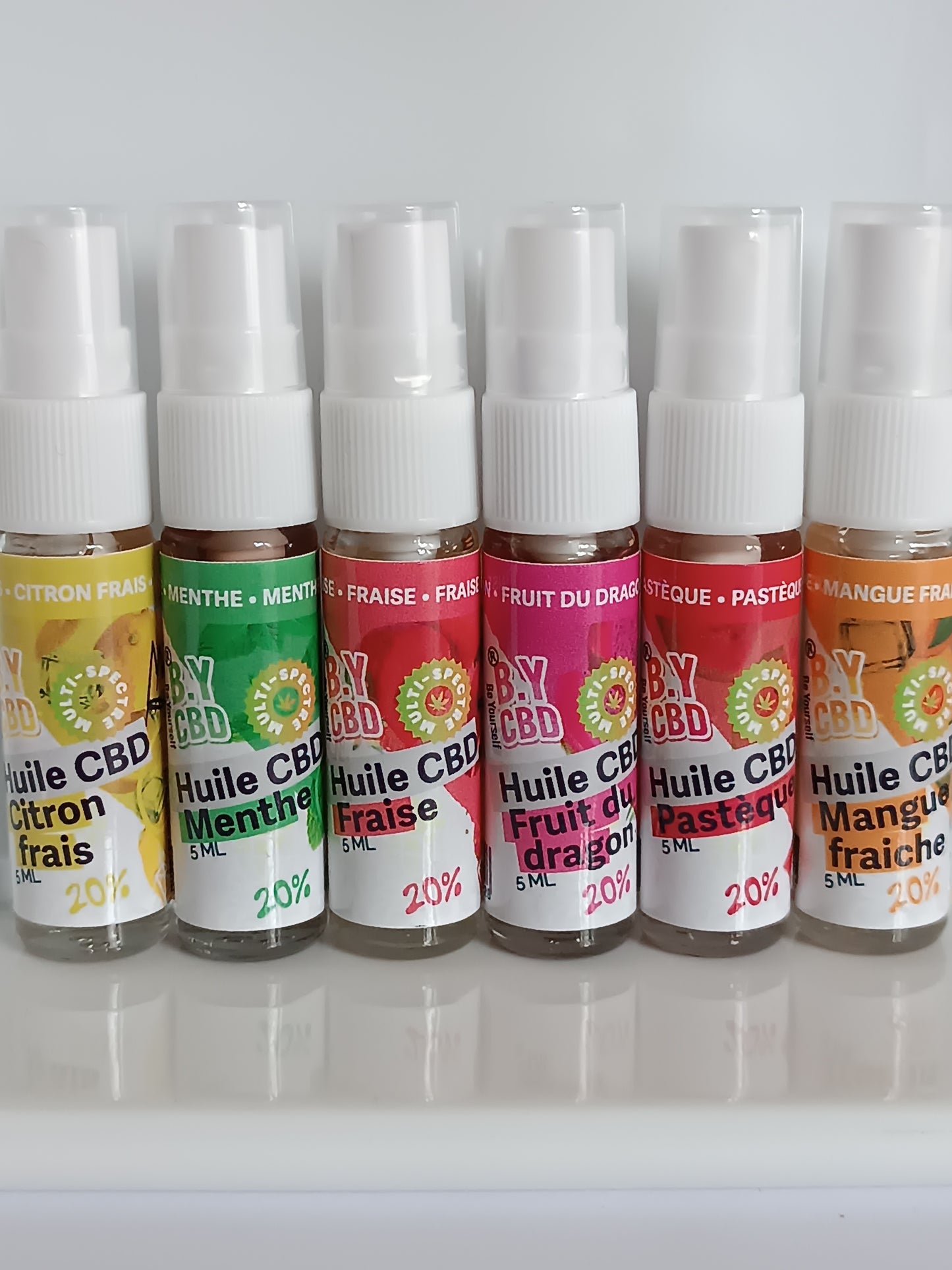 Spray Huile CBD 20% aromatisée (format pocket)
