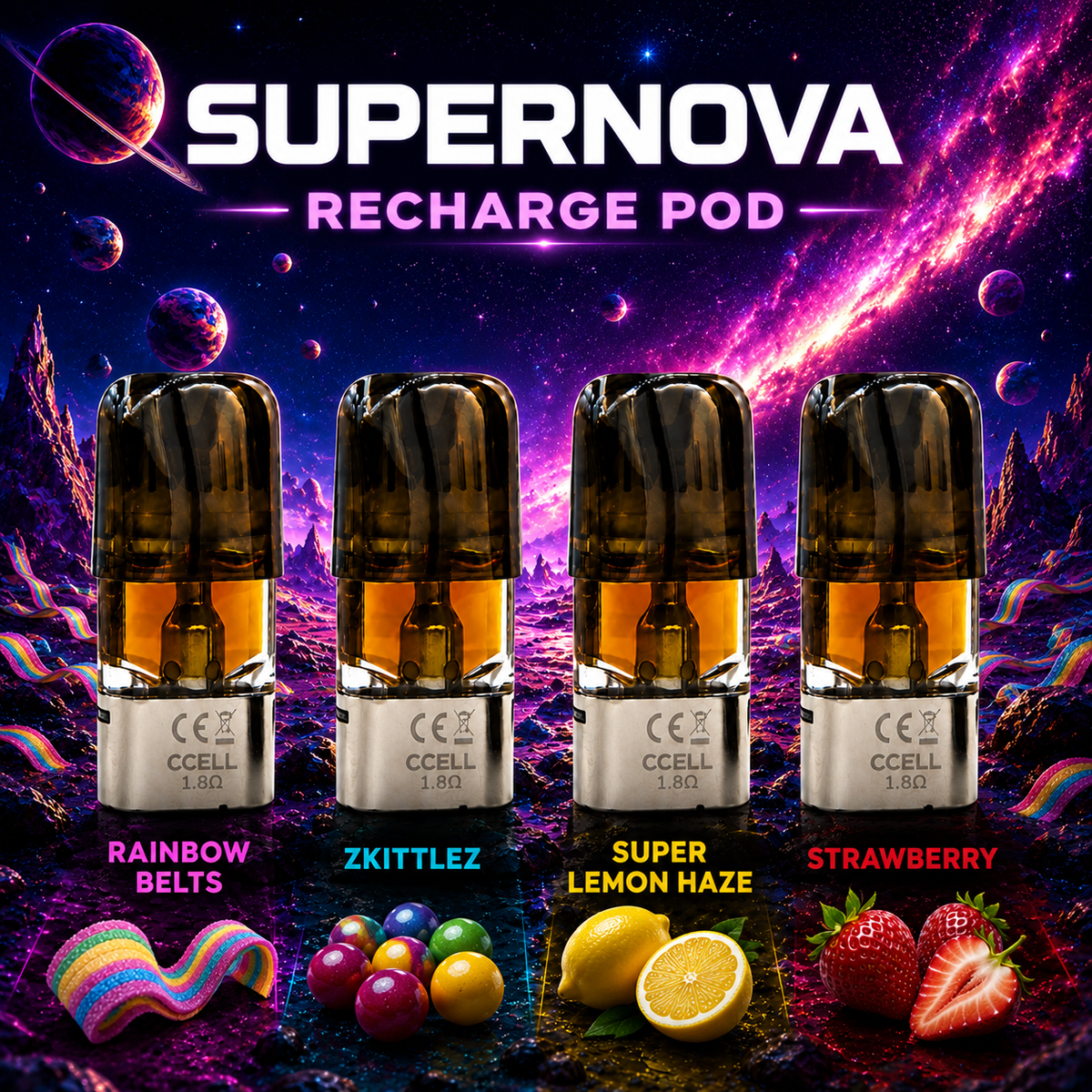 Recharge pod SUPERNOVA x2