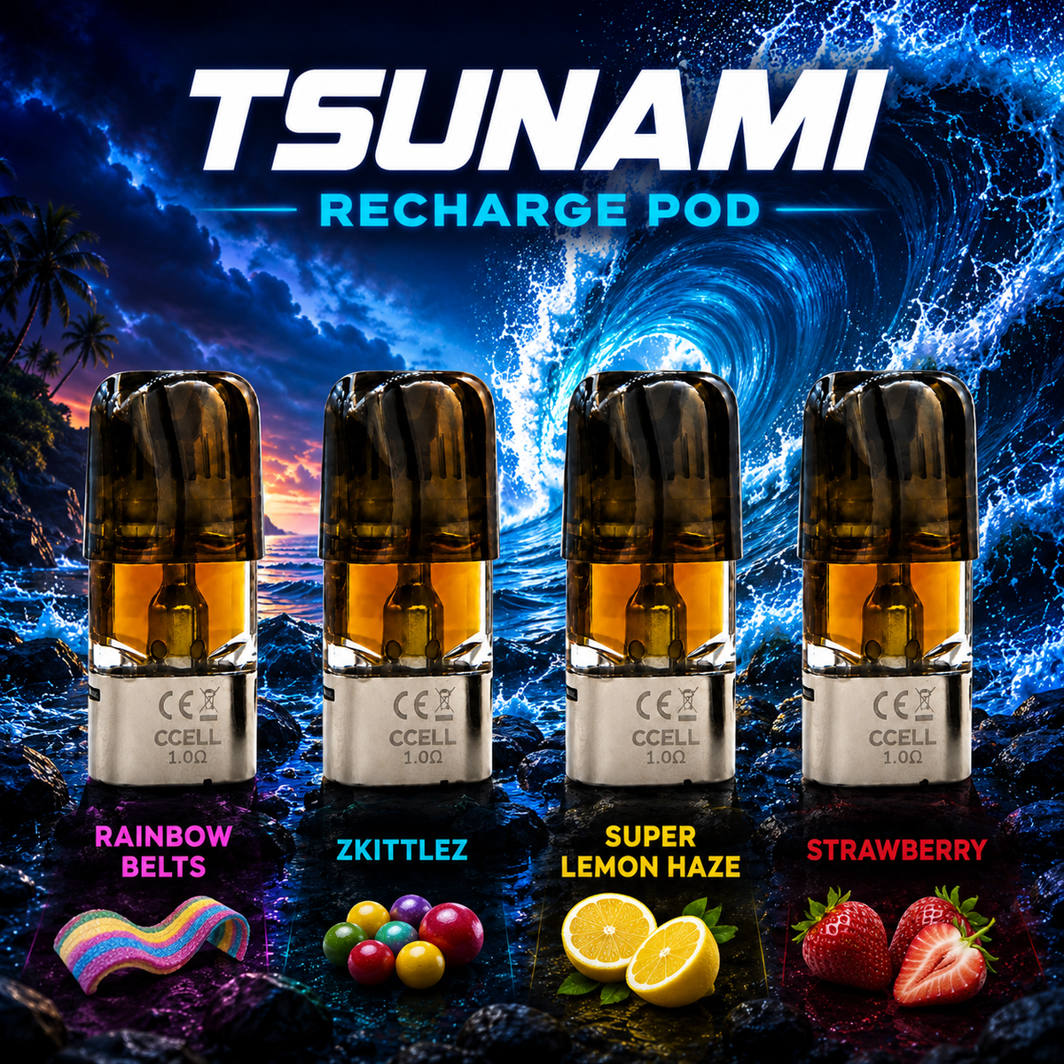Recharge pod TSUNAMI x2