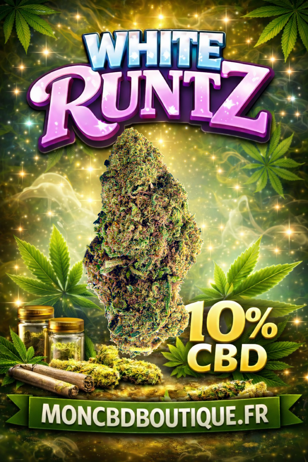 White Runtz CBD - Glasshouse (sous-serre en verre)