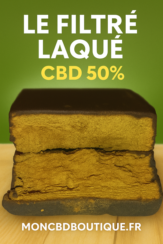 Le Filtré Laqué 50%- Résine CBD