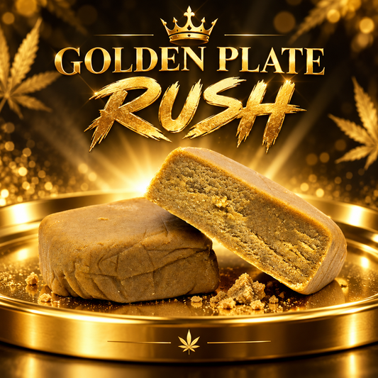 Golden Plate RUSH -Résine CBD