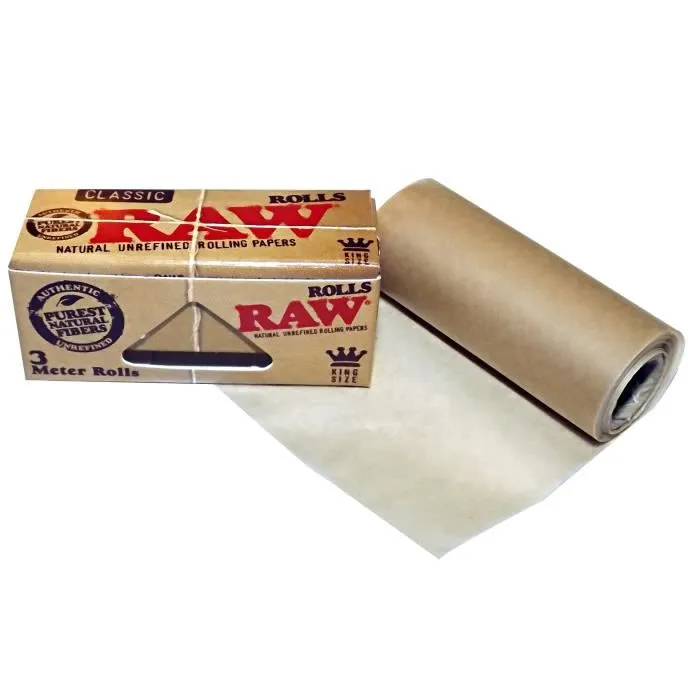 Rouleau 5 mètres SLIM -RAW  Non blanchie