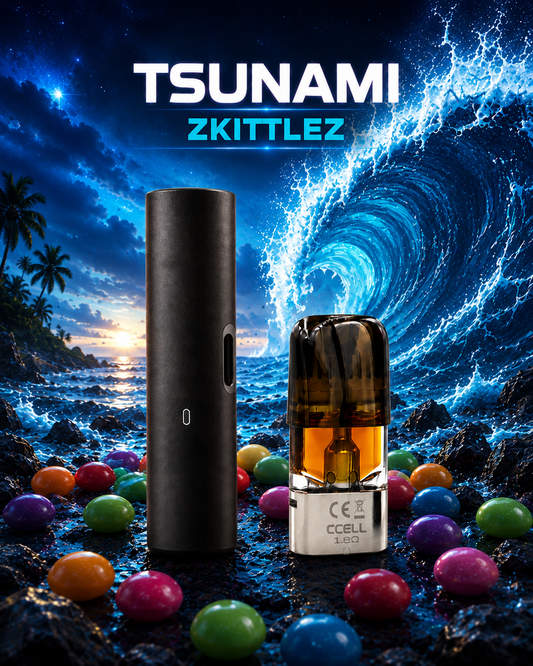 Vape Pen TSUNAMI Rainbow belt (Batterie + Pod)